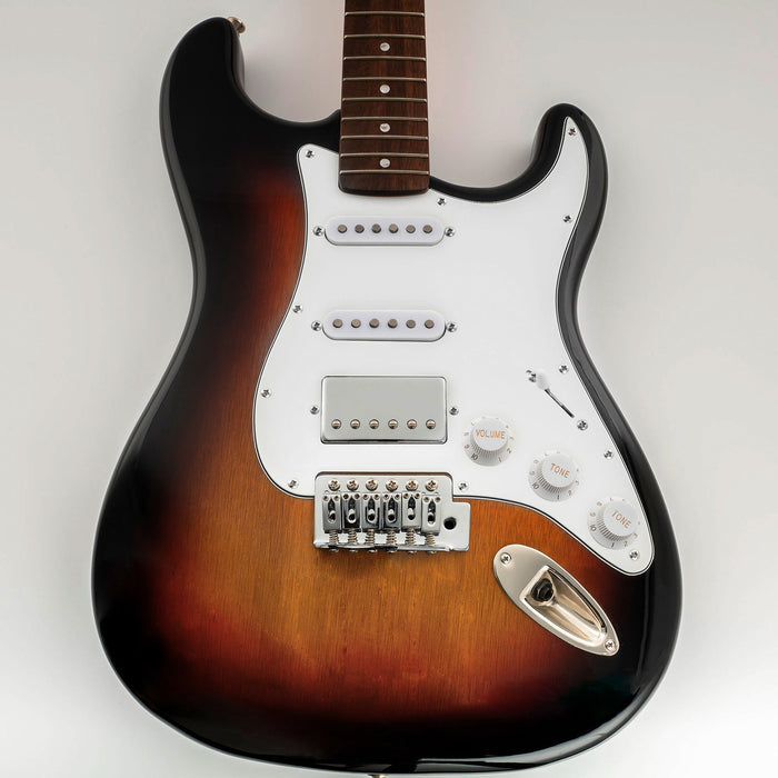 Musiclily Pro 11穴 HSS STピックガード モダンスタイル アメリカンStratストラトエレキギター用 4プライ エイジドホワイトパール