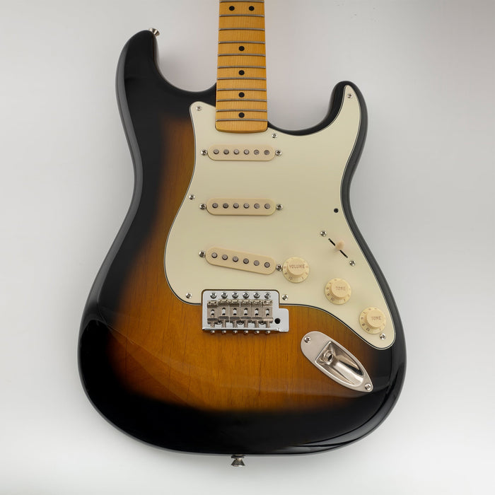 Musiclily Pro 8穴 50s 57 ヴィンテージスタイル SSS STピックガード アメリカStratストラトエレキギター用 3プライ エイジドホワイト