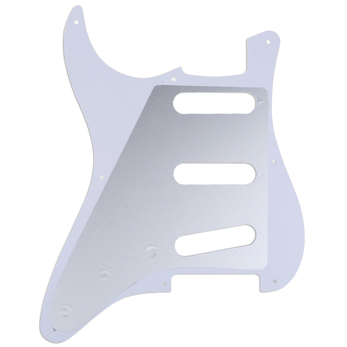 Musiclily Pro 8穴 50s 57 ヴィンテージスタイル SSS STピックガード アメリカStratストラトエレキギター用 3プライ エイジドホワイト