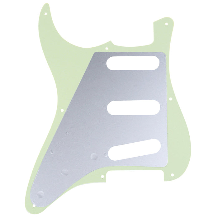 Musiclily Pro 8穴 50s 57 ヴィンテージスタイル SSS STピックガード アメリカStratストラトエレキギター用 3プライ エイジドホワイト