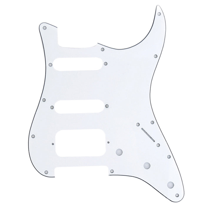 卸売-Musiclily Pro 11穴 ラウンドコーナー HSS ギター ストラト ピックガード アメリカ製/メキシコ製ストラト用 2ビス ハムバッキング オープンピックアップ対応