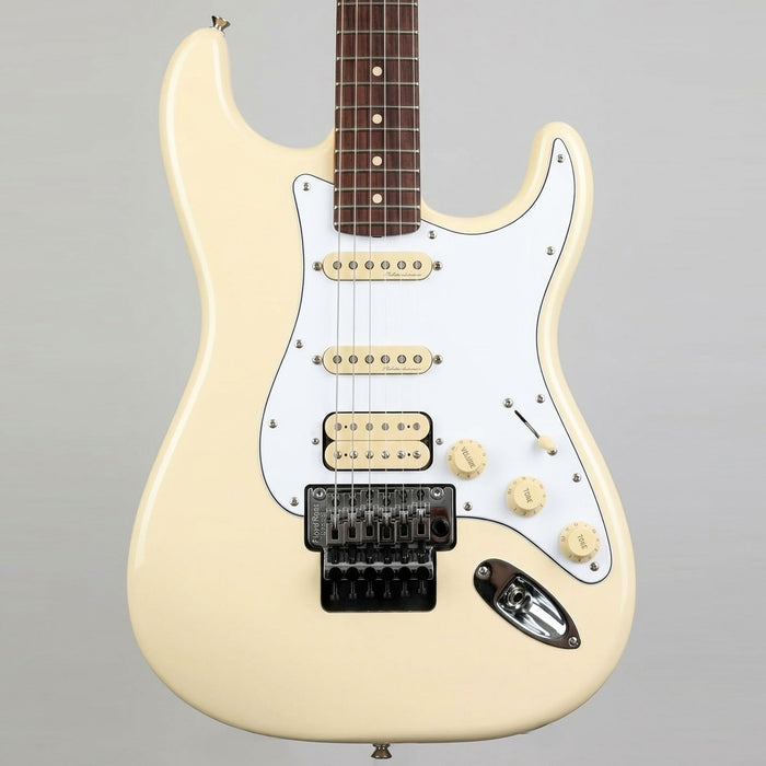 Musiclily Pro 11-Hole Round Corner HSS Guitar Strat Pickguard for American/Mexican Fender Strat Open Pickup with Floyd Bridge Cut