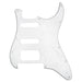 musiclily pro 11 hole round corner hss guitar strat pickguard for american mexican fender strat open pickup with floyd bridge cut mx1386p