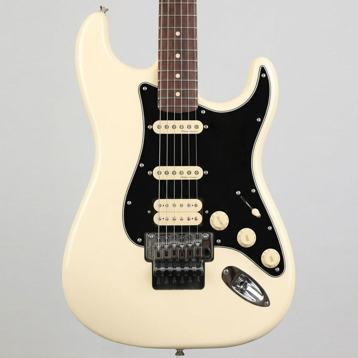 Musiclily Pro 11-Hole Round Corner HSS Guitar Strat Pickguard for American/Mexican Fender Strat Open Pickup with Floyd Bridge Cut
