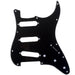 musiclily pro 11 hole 62 vintage style sss strat guitar pickguard for american stratocaster 62 3ply 4ply mx1387p, black