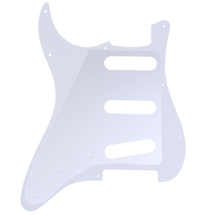 Musiclily Pro 11穴 ヴィンテージ62タイプ SSS STピックガード アメリカStratストラトエレキギター用 3プライ エイジドホワイト