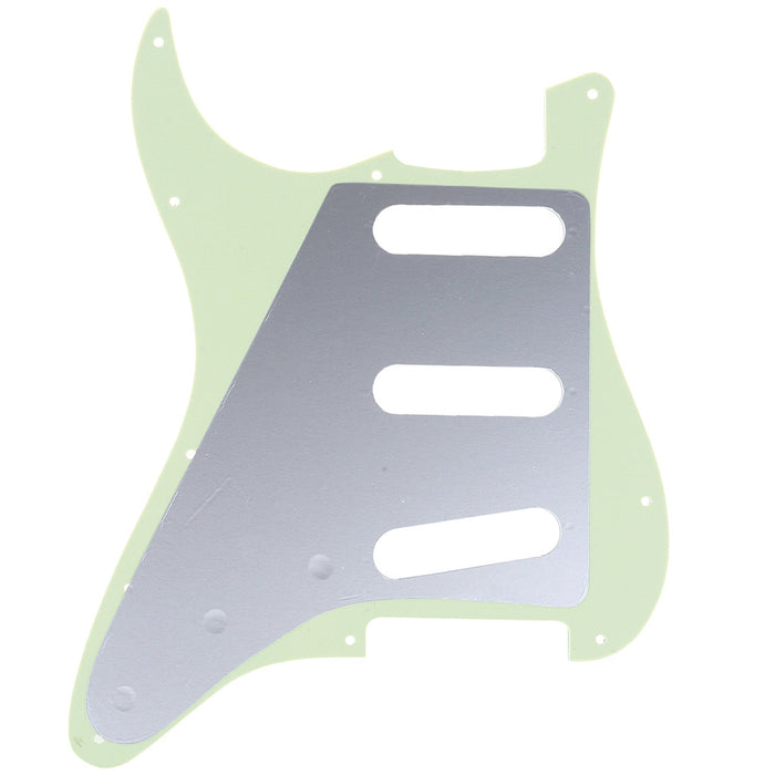 Musiclily Pro 11穴 ヴィンテージ62タイプ SSS STピックガード アメリカStratストラトエレキギター用 3プライ エイジドホワイト