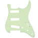 musiclily pro 11 hole 62 vintage style sss strat guitar pickguard for american stratocaster 62 3ply 4ply mx1387p, mint green