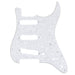 musiclily pro 11 hole 62 vintage style sss strat guitar pickguard for american stratocaster 62 3ply 4ply mx1387p, white pearl
