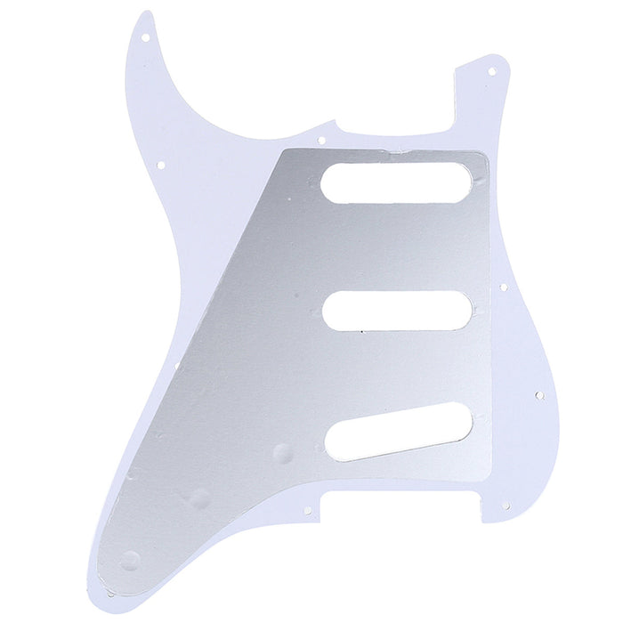 Musiclily Pro 11穴 60s 64 ヴィンテージスタイル SSS STピックガード アメリカStratストラトエレキギター用 3プライ エイジドホワイト