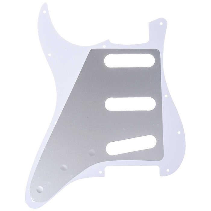 Musiclily Pro 11穴 60s 64 ヴィンテージスタイル SSS STピックガード アメリカStratストラトエレキギター用 3プライ エイジドホワイト