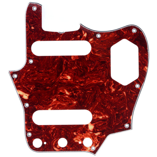 musiclily pro 10 hole 65 60s vintage style guitar pickguard for fender american jaguar 3ply 4ply mx1390p