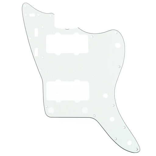 musiclily pro 13 hole guitar pickguard for usa vintage 60s jazzmaster and sq classic vibe 3ply 4ply mx1391p, aged white