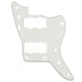 musiclily pro 13 hole guitar pickguard for usa vintage 60s jazzmaster and sq classic vibe 3ply 4ply mx1391p, aged white