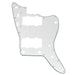 musiclily pro 13 hole guitar pickguard for usa vintage 60s jazzmaster and sq classic vibe 3ply 4ply mx1391p, white