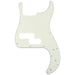 musiclily pro 5 string 13 hole contemporary p bass pickguard for fender mexican precision bass 3ply 4ply mx1396p, mint ivory color