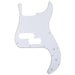musiclily pro 5 string 13 hole contemporary p bass pickguard for fender mexican precision bass 3ply 4ply mx1396p, white