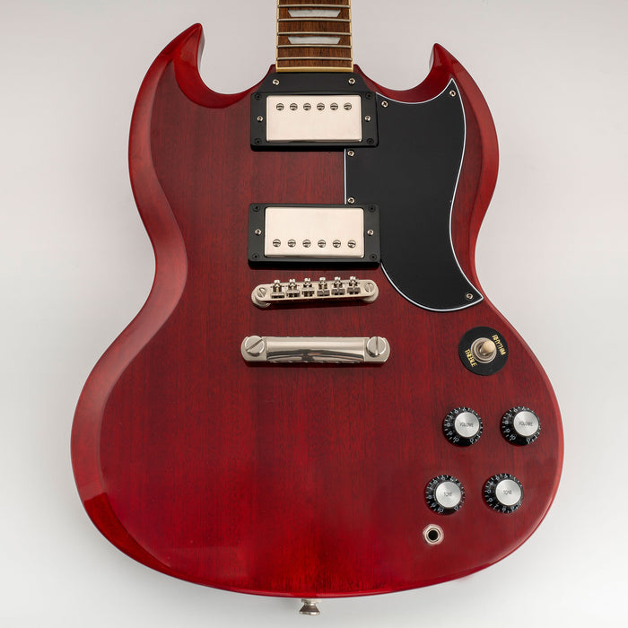 Musiclily Pro 5-Hole Small Half Face Guitar Pickguard Compatible with USA Les Paul American SG, 3Ply/4Ply