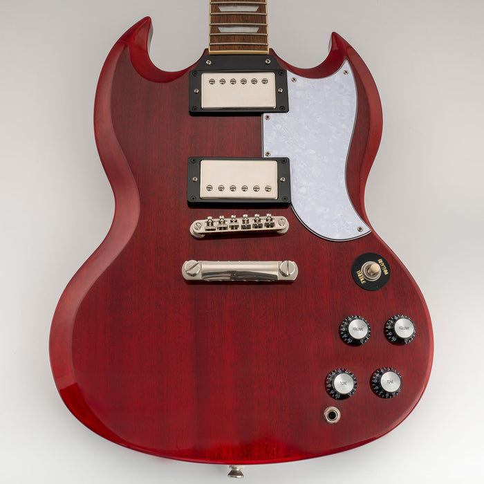 Musiclily Pro 5-Hole Small Half Face Guitar Pickguard Compatible with USA Les Paul American SG, 3Ply/4Ply