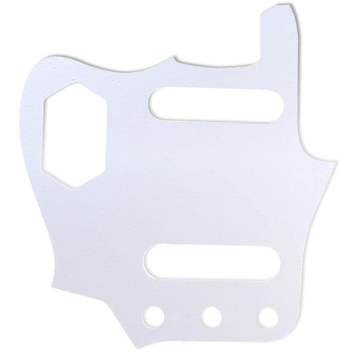 Musiclily Pro 10穴 ジャガーギター用ピックガード MIJ Fender Japan Jaguarエレキギター用 3プライ エイジドホワイト
