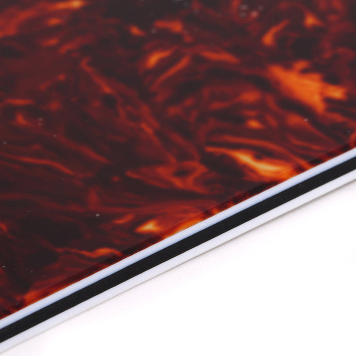 Musiclily Pro 10穴 ジャガーギター用ピックガード MIJ Fender Japan Jaguarエレキギター用 3プライ エイジドホワイト