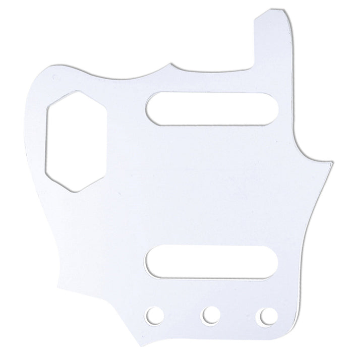 Musiclily Pro 10穴 ジャガーギター用ピックガード MIJ Fender Japan Jaguarエレキギター用 3プライ エイジドホワイト