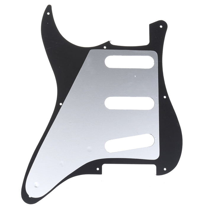 Musiclily Pro 8穴 STピックガード ヴィンテージスタイル 日本製MIJ Fender Japan 57 Stratストラトエレキギター用 3プライ エイジドホワイト