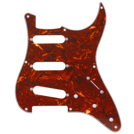 musiclily pro 8 hole guitar strat pickguard for mij fender japan 57 vintage style stratocaster 3ply 4ply mx1405p, vintage tortoise