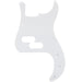 musiclily pro 10 hole p bass pickguard for mij fender japan 4 string precision bass mx1406p, white