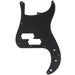 musiclily pro 10 hole p bass pickguard for mij fender japan 4 string precision bass mx1406p, matte black