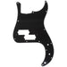 musiclily pro 13 hole p bass pickguard for mij fender japan 4 string precision bass 3ply 4ply mx1407p, black