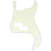 musiclily pro 13 hole p bass pickguard for mij fender japan 4 string precision bass 3ply 4ply mx1407p, mint ivory color