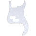 musiclily pro 13 hole p bass pickguard for mij fender japan 4 string precision bass 3ply 4ply mx1407p, white pearl