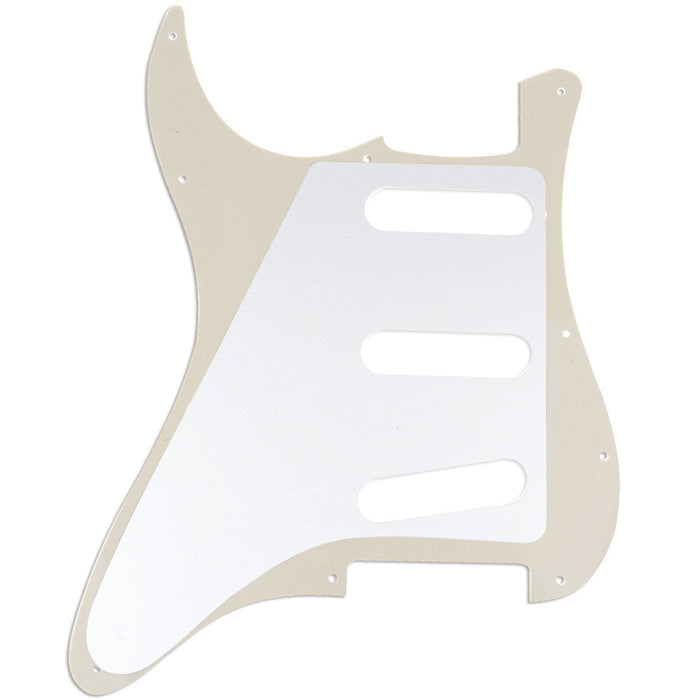 Musiclily Pro 11 fori 72 o 64 Strat SSS battipenna per chitarra per MIJ Japan Stratocaster, 3 strati/4 strati