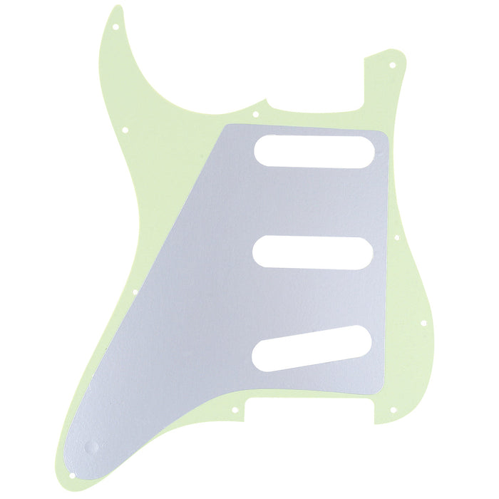 Musiclily Pro 11 fori 72 o 64 Strat SSS battipenna per chitarra per MIJ Japan Stratocaster, 3 strati/4 strati