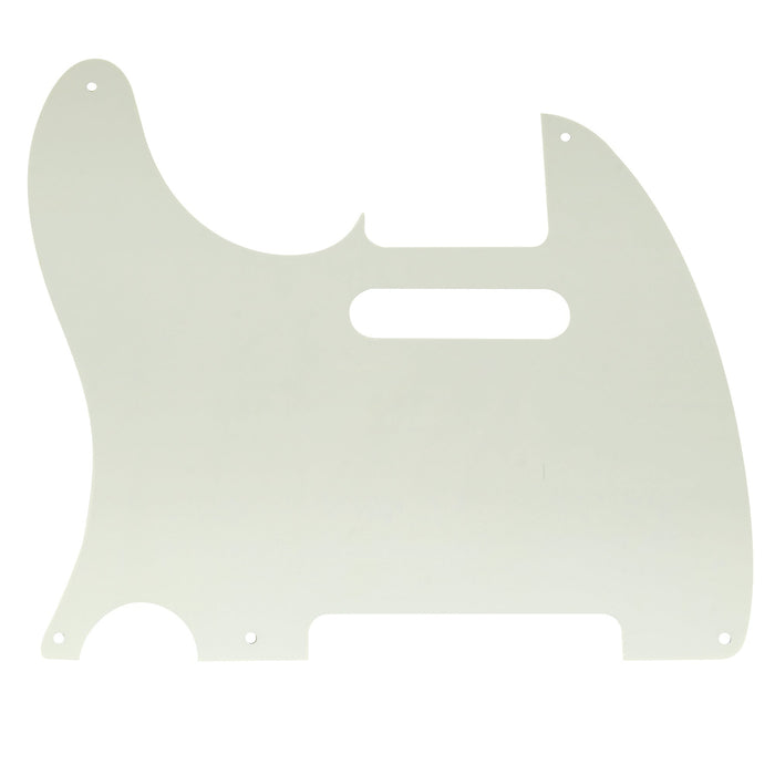 Musiclily Pro 5穴 ヴィンテージ TLピックガード USA/メキシコスタンダードFender Teleテレエレキギター用 4プライ エイジドホワイトパール