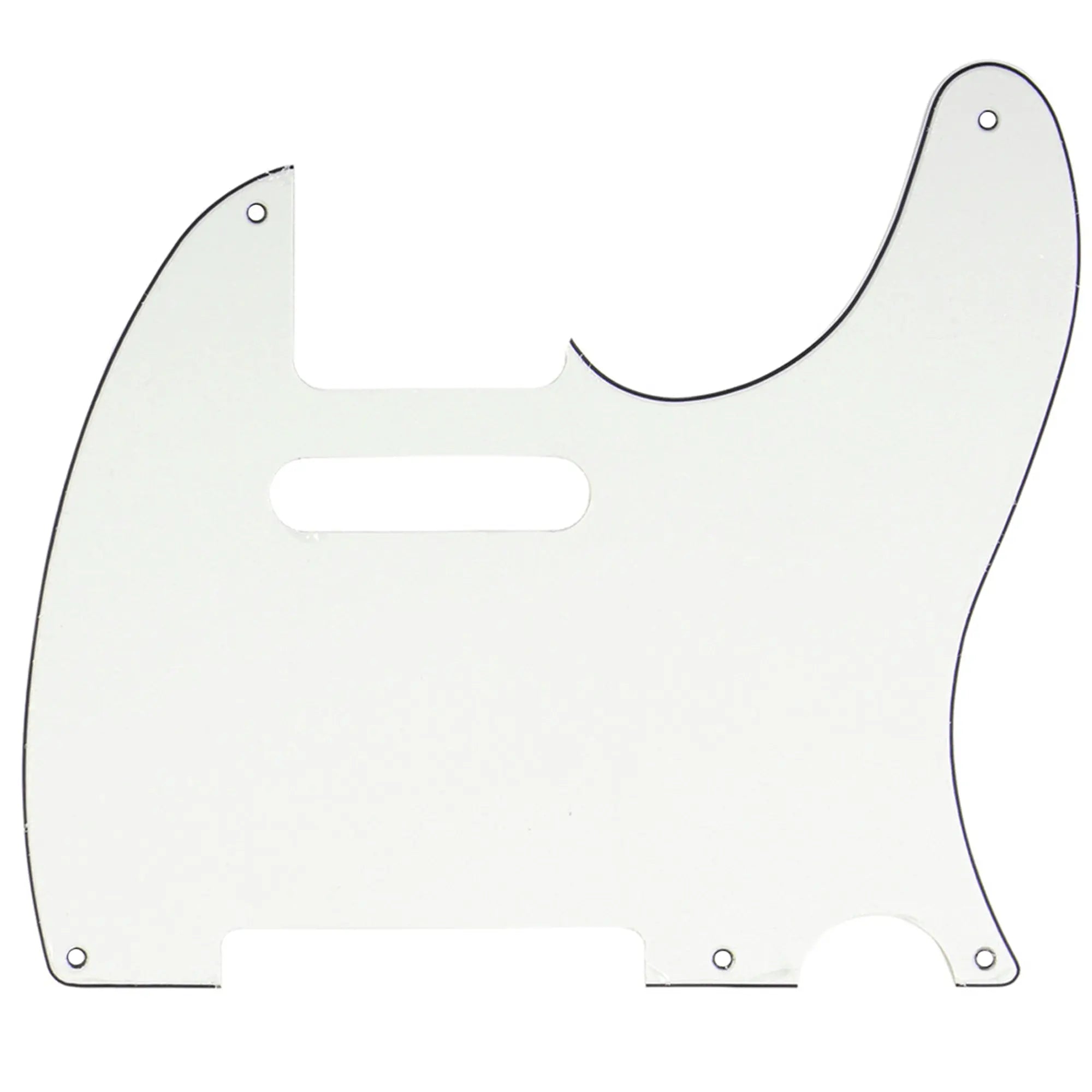 musiclily pro 5 hole vintage tele pickguard for fender american mexican made standard telecaster style electric guitar 1 3 4 ply mx1410p, aged white