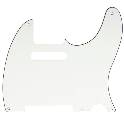 musiclily pro 5 hole vintage tele pickguard for fender american mexican made standard telecaster style electric guitar 1 3 4 ply mx1410p, aged white