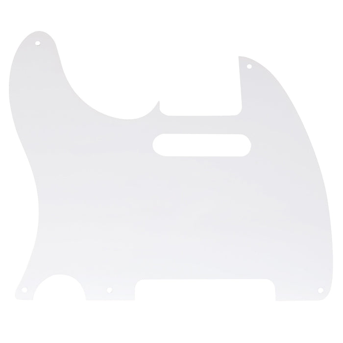 Musiclily Pro 5穴 ヴィンテージ TLピックガード USA/メキシコスタンダードFender Teleテレエレキギター用 4プライ エイジドホワイトパール