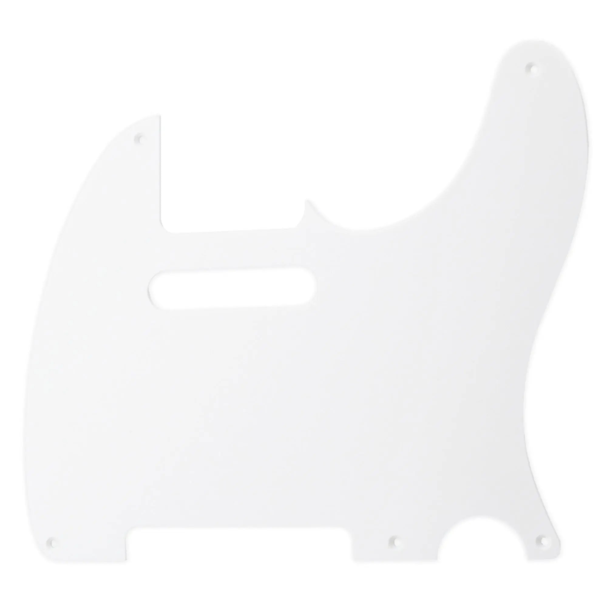 musiclily pro 5 hole vintage tele pickguard for fender american mexican made standard telecaster style electric guitar 1 3 4 ply mx1410p, White