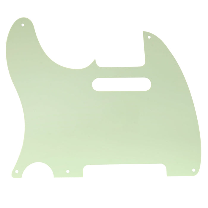 Musiclily Pro 5穴 ヴィンテージ TLピックガード USA/メキシコスタンダードFender Teleテレエレキギター用 4プライ エイジドホワイトパール