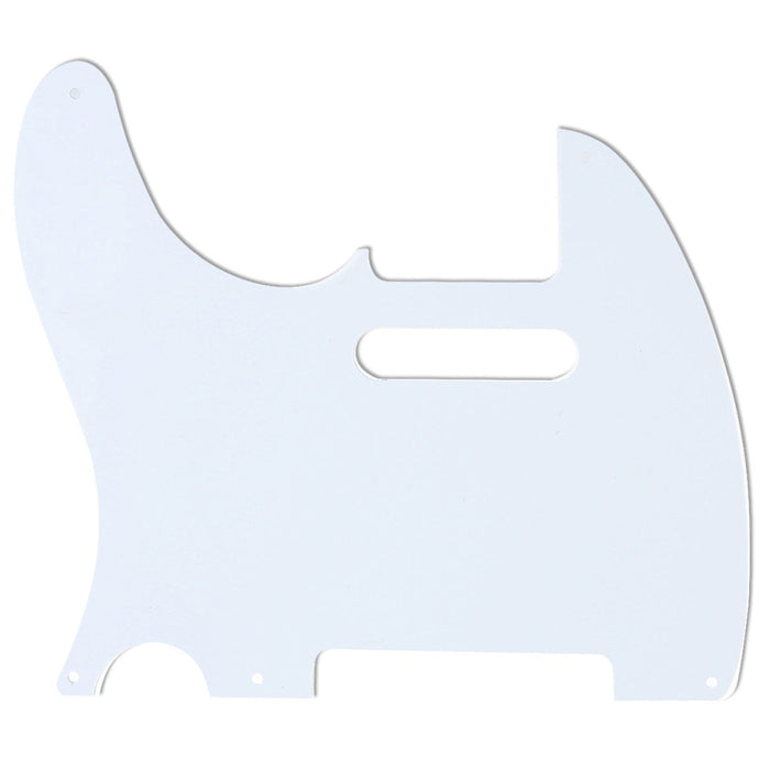 Musiclily Pro 5穴 ヴィンテージ TLピックガード USA/メキシコスタンダードFender Teleテレエレキギター用 4プライ エイジドホワイトパール