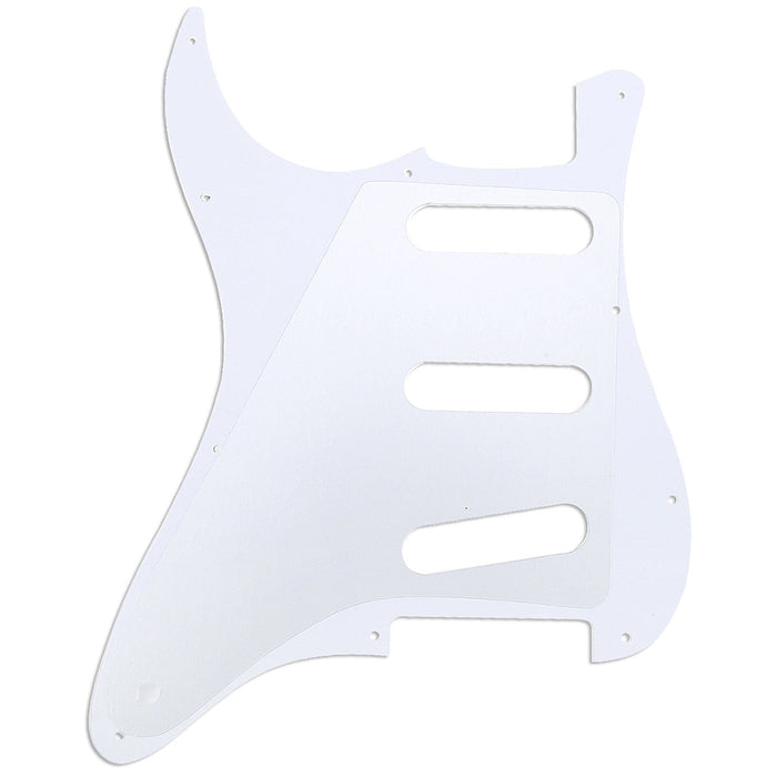 Musiclily Pro 11穴 62タイプ SSS STピックガード 日本製MIJ Fender Stratストラトエレキギター用 3プライ エイジドホワイト