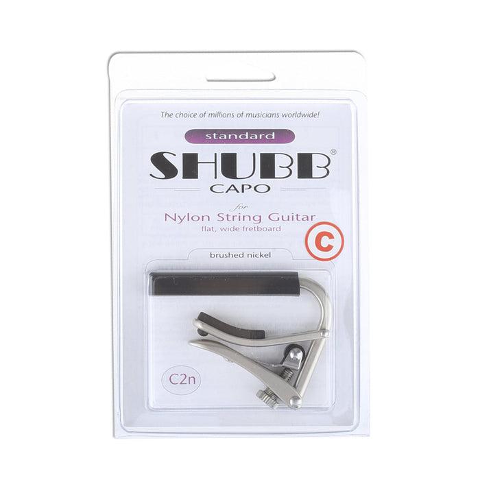 Shubb C2n Capo for Nylon String Guitar, Brushed Nickel