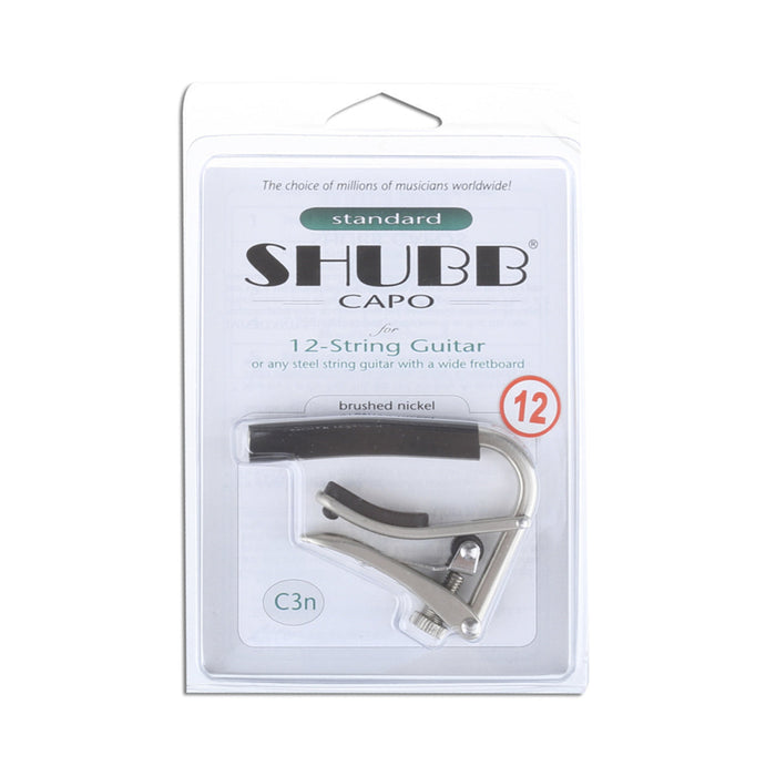Shubb C3n Capo for 12-String Guitar, Brushed Nickel