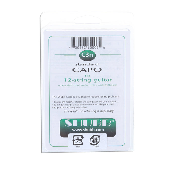 Shubb C3n Capo for 12-String Guitar, Brushed Nickel