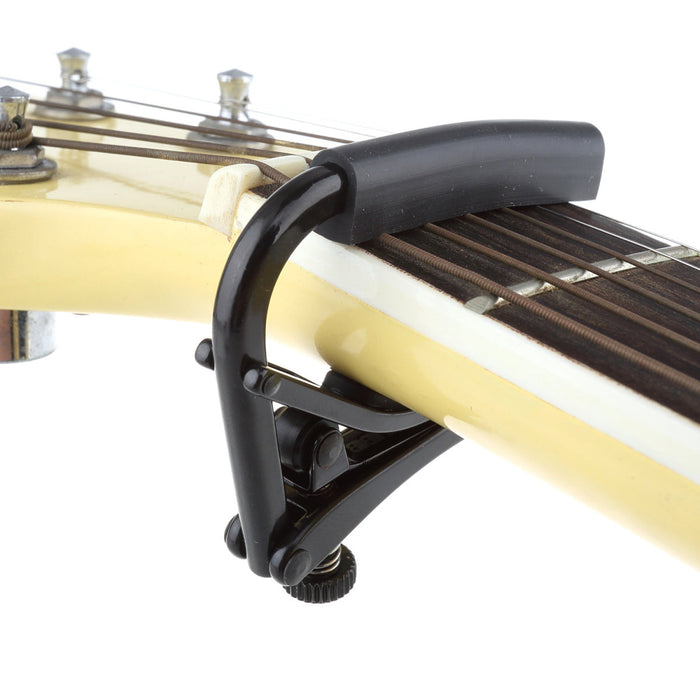 Shubb C4k Capo for 7.25 Radius Fretboard, Black Chrome Finish