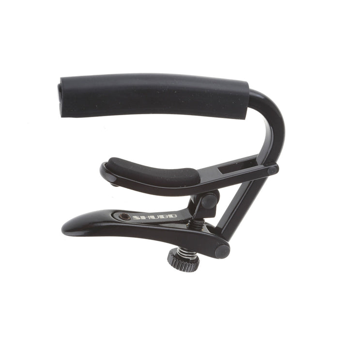 Shubb C4k Capo for 7.25 Radius Fretboard, Black Chrome Finish