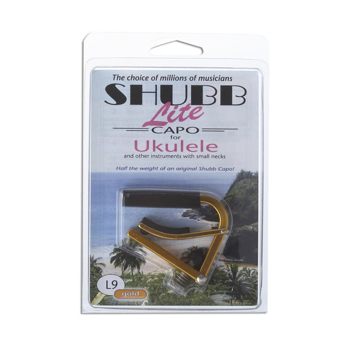 Shubb L9 ウクレレ用カポ、ライトアルミニウム
