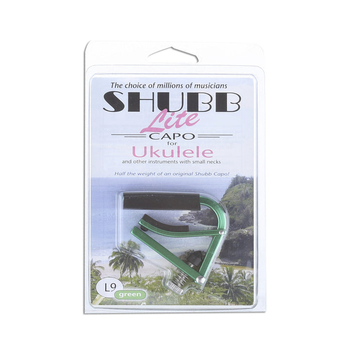 Shubb L9 ウクレレ用カポ、ライトアルミニウム